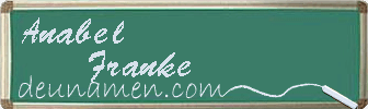 Anabel Franke Visitenkarte